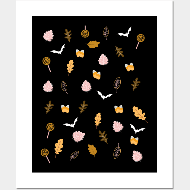 Fall Pattern Wall Art by Double E Design